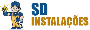 logo sd instalações elétricas eletricista profissional