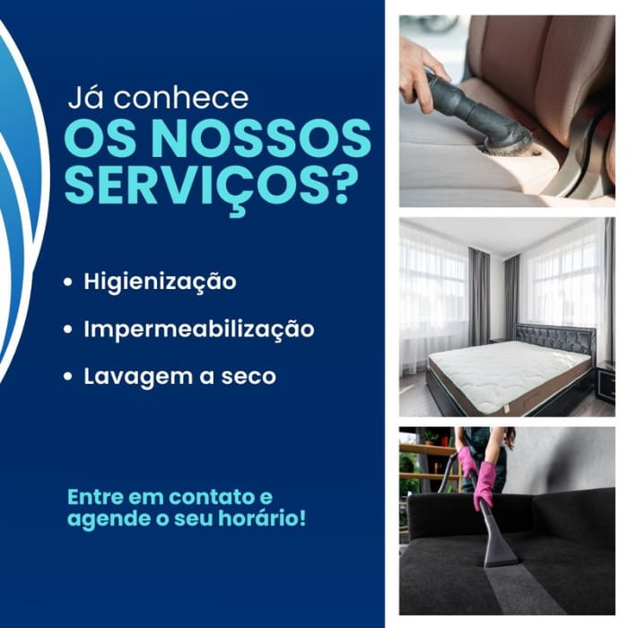 Imagem gap higienização de estofados